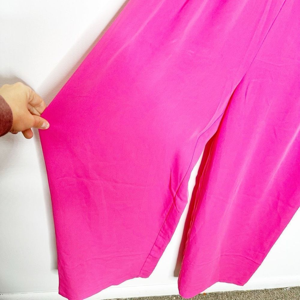 BODEN Clarissa wide leg Jumpsuit Tutti Fruity Pink womens size 6 NWT - Picture 4 of 8